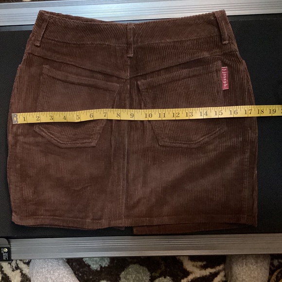 Women’s For Joseph Very Mini Corduroy Brown Skirt Size 28 - Picture 10 of 10